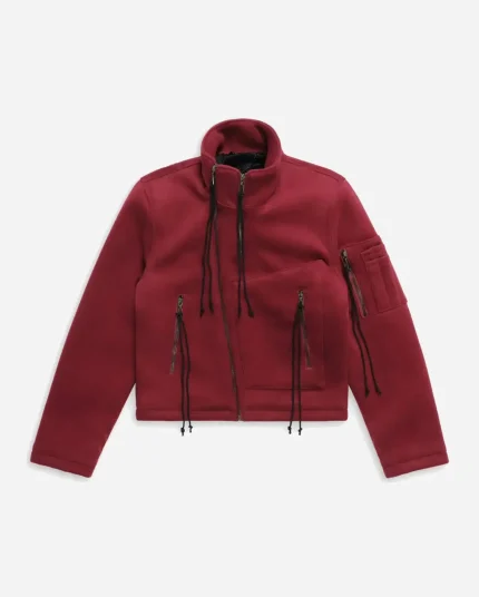 Somar Peril Moto Jacket Blood Wool (2)